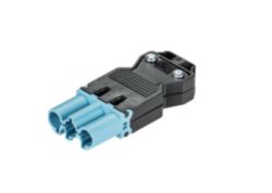 GST18I3 KABELSTEKER MALE PASTELBLAUW SCHROEF