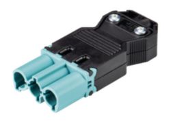 GST18I3 KABELSTEKER MALE TURQUOISE SCHROEF