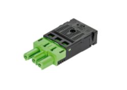 GST18I3 KABELSTEKER FEMALE GROEN VEERKLEM