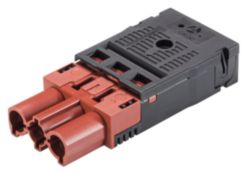 GST18I3 KABELSTEKER MALE BRUIN VEERKLEM