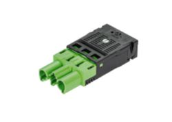 GST18I3 KABELSTEKER MALE GROEN VEERKLEM