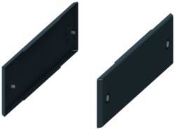 Base cover lateral H: 100 mm D: 400 mm