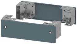 Base corner pieces with cover H: 100 mm W: 400 mm