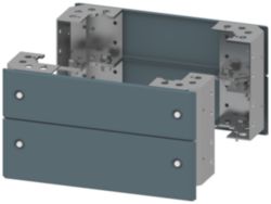 Base corner pieces with cover H: 200 mm W: 400 mm