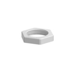 Locknut M25, PS, Light grey, 7035