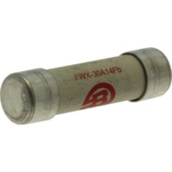 Zekering, hoge snelheid, 30 A, AC 250 V, DC 250 V, 200 kA, 14 x 51 mm,