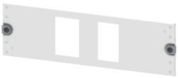 cover 3VL1 up to 160A, 3-pole plug-in socket, residual current device H: 150 mm W: 600 mm