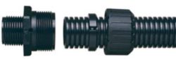 Nyl D Type Adapter Recht M20 Nc20 Zwart