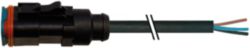 Valve plug MDC06-3s with cable RADOX EM 104 3x0.5 bk 1m
