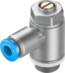 GRLA-1/4-QS-6-D one-way flow control valve