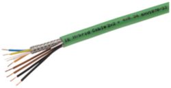 IE Hybrid Cable 2x2+4x0.34, 4xCu 0.75 mm + 4xCu 0.34 mm2, sold by the