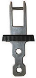 Platte metalen lepel