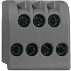 Spare aansluit blok 7 contacten Grijs