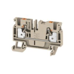 Feed-through terminal block, PUSH IN, 4 mm², 800 V, 32 A, Number of co