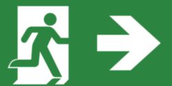 PICTOGRAM FOR EMERGENCY LUMINAIRE ABB VanLien PPT 315/52/BL | 42631552