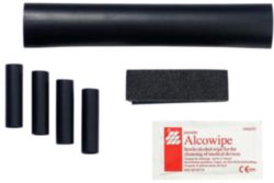 Laagspanningskit 35mm² - 150mm², Lengte 800mm, lijm, Zwart