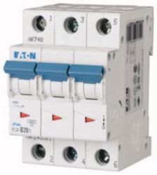 Miniature circuit breaker (MCB), 20 A, 3p, characteristic: C