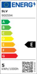 SLOTS 300, antraciet, 7,7W LED , warmwit