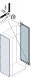 ZIJWAND 1800X800X800MM L+R RAL7035