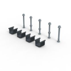 Kit railstelhder alu Crail max1600A