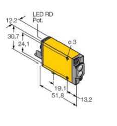 Foto-elektrische sensor, diffuse sensoren