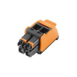 PCB plug-in connector (wire connection), Orange release lever, 5.00 mm