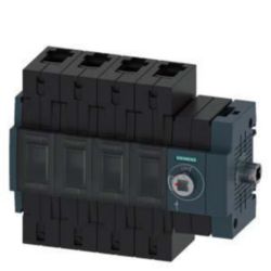 3KD switch disconnector, switch, size: 2, 4-pole, Iu: 125 A, Ue AC: 69
