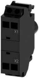 LED module with integrated LED, 24 V AC/DC, red