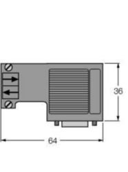 Sub-D-connector, Confectioneerbare connector, Connector, haaks