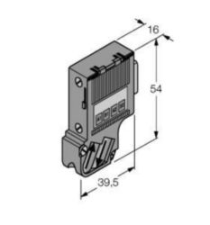 I/O-systeem excom, PROFIBUS-busaansluitconnector RS485
