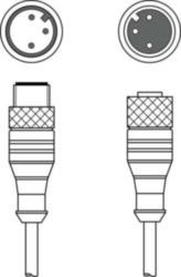 Verbindingskabel KDS U-M12-3A-M12-3A-P1-006