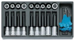 Dopsleutel-schroevendraaierset 1/2"