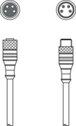 Verbindingskabel KDS U-M8-4A-M8-4A-P1-006