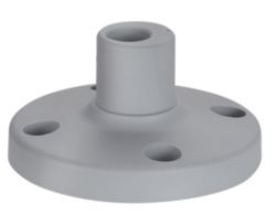 Voet voor buis D25mm, kunststof GY