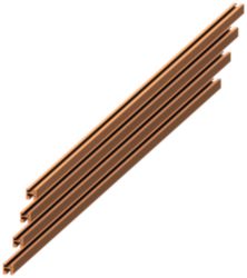 Mounting rails vertical distribution busbar 30x30, L: 1610 mm, 1 set=4 units