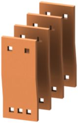Connection vertical busbar front 30x 10 mm D: 400 mm