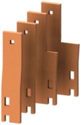 Connection vertical busbar front right 30x 10 mm D: 600, 800 mm