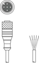 Aansluitkabel CB-M12-50000-5GF