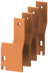 Connection vertical busbar rear left 30x 10 mm D: 800 mm
