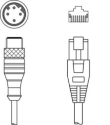 Verbindingskabel KSS ET-M12-4A-RJ45-A-P7-010