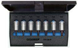 Dopsleutel-schroevendraaierset 3/8" 7-dlg TX T20-50