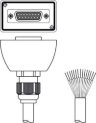 Aansluitkabel CB-D15E-10000S-11GF