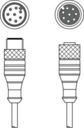 Verbindingskabel CB-M12-2000E-8TP