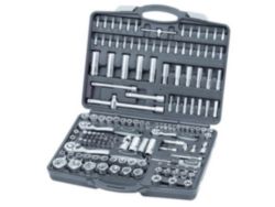 1/4 Inch/3/8 Inch/1/2 Inch zeskant doppen en dopsleutel set, No. 9392, 150-delig