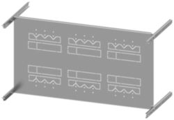 mounting plate 3VL4 (400 A) 3 or 4-pole, fixed-mounted, plug-in socket, withdrawable H: 400 mm W: 800 mm