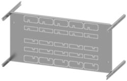 mounting plate 3VL2-3 (250 A) 3-pole, fixed-mounted H: 350 mm W: 800 mm