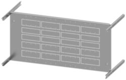 mounting plate 3VL1-3 (250 A) 4-pole, plug-in socket, withdrawable, H: 350 mm W: 800 mm