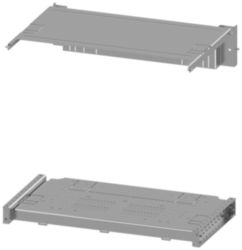 mounting plate 3WA size 1, 3 or 4-pole, covered by: cover, H: 550 mm W: 600 mm