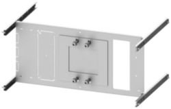mounting plate 3NP1143 (NH1 up to 250 A), 3NP1153 (NH2 up to 400 A), H: 250 mm W: 600 mm