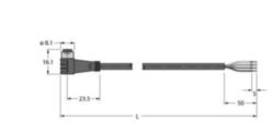 Actuator- en sensorkabel / PVC, Aansluitkabel